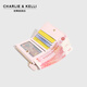 CHARLIE & KELLI品牌 CK轻奢包包女包2025新款卡通小熊钱包女士零钱包卡包 浅蓝色【七夕实用礼物】