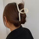 Frosted textured shark clip new style grab clip high-end head back hair clip hair clip hair accessories Frosted brown color [11CM]
