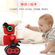 Él Jiangong Robot Robot Voice Control remoto Juguetes para niños Regalo de cumpleaños de 1-3 años para niños 4-6 años Cody Weile-K10-White Año Nuevo para año nuevo