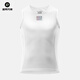 Rock Brothers sweatshirt men's quick-drying breathable sleeveless bottoming road cycling jersey sweatshirt white M/L