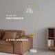 XMSJ creative storage rack integrated study bedroom atmosphere fishing lamp, log cream style sofa corner living room floor lamp, A1 floor lamp + living room 2LD104 three-color grab