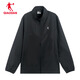 Jordan Sports Jacket Men's Travel Mountaine d'alpinisme Trench Coat 2025 Été Nouveau eau extérieure Splashing Stand Collar Veste Top Men Black XL / 180