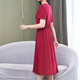 
Dengsentu Guangzhou 13-row high-end women's dress middle-aged women's summer cotton silk mother's short-sleeved color 683 to 5 colors XL 100Jin [Jin equals 0.5 kg]