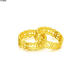 KREY old phoenix gold ring, wealth, copper coin ring, pure gold 999 fortune coin ring, female gift No. 22
