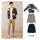 SHOKAY business commuting casual design men's sweater sweater cardigan [yak velvet wool] AM-CA-PC deep khaki M
