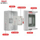 Delixi electrical air switch waterproof box outdoor lockable socket box box charging pile leakage protector distribution box 5-circuit switch box (empty box) (non-Delixi)