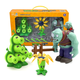 
Plant vs. Zombie Toys 2 Pea Shooter Model Figure Full Set Can Be Ejected Soft Dolls 6-10 Years Old Children's Toy Boy 686-1 (Coconut Cannon Set)