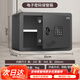 Deli (deli) 2024 new safe household small all-steel solid box password key storage box wardrobe jewelry safe AE680 height 25cm electronic password-Glory Black-AE681