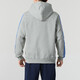 
Nike couples sweatshirt men's and women's autumn and winter running training sportswear hooded plush plush thickened warm pullover HJ3882-063 grey inner lining S