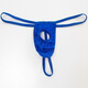 Long Night Sexy Underwear Men's Underwear Sexy Open Hole G-string Men's Open Crotch-free Sexy Underwear Blue