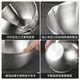 LZJV stainless steel cooking basin bowl for beating eggs and noodle salad cold fruit boiled noodles household and basin stainless steel material 316/rusty imported extra thick cooking basin 316L limited to medium 17cm