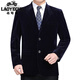 Classic car, middle-aged men's corduroy suit, gold velvet spring and autumn suit jacket, middle-aged men's dad's corduroy singlet, navy blue 175 (recommended 140 Jin Jin equals 0.5 kg -155 Jin Jin equals 0.5 kg to wear)