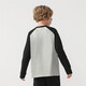 Jeep Kinderkleidung Jungen T-Shirt 2025 Frühling und Herbst neue Kindermädchen Langarm mittlerer und großer Kinder vielseitig einfache lässige langen Särme Nt3892 m weiß 170 cm [Vorgeschlagene Höhe 165-175]