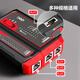 Deli network cable tester multi-function line tester computer network crystal head telephone line household intelligent continuity tester
