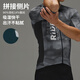 
EVR cycling suit men's short-sleeved printed top Italian Miti fabric high elastic breathable and thin Hanhai Blue M