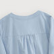 
Sichuanhe casual style shirt 2025 autumn new women's simple round neck single-breasted loose top