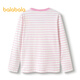 Balabala children's clothing children's long-sleeved T-shirt spring and autumn boys' tops girls bottoming shirts baby