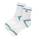 YONEX Yonex Chaussettes de badminton Course à pied Fitness Chaussettes de sport respirantes absorbant la transpiration Femme 245045BCR Blanc Bleu océan 2 paires