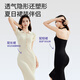 Tingmei high waist belly-retracting hip-retracting pants for women with strong belly-retracting body-sculpting postpartum shape waist-retracting hip-retracting panties for women with skin L
