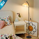 Grand View Garden (DGY) lampe à plancher plissée LED Postmoderne Creative Living Room Lampe atmosphère chaude chambre à coucher lampe de chevet Guangdong Zhongshan Lampe 1396-trois couleurs-12W