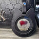 Zi Jiafu Service Seal Key Chain Soldier Brother Exklusive Service Name Marke Transparent Barji Schutz Fall für Genossen und Freunde Anhänger Katzenohrpulver [mit Namen Marke und Gedenkmedaillenanhänger]