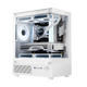EVESKY 玄武MINI 无立柱海景房机箱 M-ATX主板/270°广角玻璃侧透 240水冷游戏电脑主机箱 支持4090显卡 玄武MINI白色【支持M-ATX主板/240水冷】