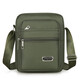 Zhizhou Tuzun Men's's Sac décontracté sac à bandoulière oxford tissu petit sac à dos pour hommes de sac de bandoulière décontracté sac de toile portable [style de base carré-pull] + [yz3519 noir]