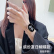 Smartphone 2025 New Watch GT5 Smart Watch para mujeres llamando a la pulsación de la presión arterial Pulsera deportiva Hebilla de plegado magnético - Gris claro