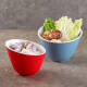 Mélamine Incliné Bol de bouche imitation commerciale Porcelaine Hot Pot Restaurant Table Vérification en plastique Laitue Laitue seau en libre-service Sauce d'assaisonnement Petit ingrédients lb 13063 blanc /