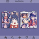 Miside Horror Game Around the Yuan Clan Mita Game 2D Étudiant Double-face Makeup Migni Mini Mirror Mita-L14699 Miroir