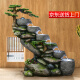 YUANQUANJIA (YUANQUANJIA) step by step to rise the countryside flowing water fountain waterscape rockery fish pond decoration balcony entrance garden courtyard stone ornament 6210 large size - 128*46*165cm length width and height