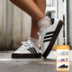 ADIDAS SAMBA OG Menores y zapatos para mujeres en blanco y negro Retro Retro esponjado Sponge Cake Zapatos B75806EF4965 Flagnia oficial auténtico blanco blanco IH4882 Spot 38.5