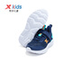 
XTEP (XTEP) children's shoes for boys and girls medium-sized children's large mesh Velcro running shoes deep blue/gulf blue 34