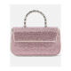 Versace Crystal Mini Bag Crystal Clear Magnetic Flip Adjustable Shoulder Strap Multi-purpose Hand-Hand Crossbody Dual-Use Nude Color Unicode