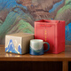 Forbidden City Culture Impression Qianli Jiangshan Mug Cup Water Cup Ceramic Cup Coffee Cup 300ml Souvenir Gift Box Palace Museum Cultural and Creative Gifts