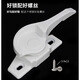 Masfor window lock plastic steel window sliding door accessories crescent lock aluminum alloy door and window lock buckle old sliding door lock (2 pcs/pack) left crescent + long hook