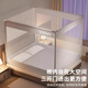 Muji A ledger yarn household baby anti-fall fence mosquito net three-open door 1.82 meters of gas ash [stent reinforcement]