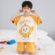 Nezha Ao Bing Boys Pyjamas Sommer reines Baumwoll kurzärmelige dünne mittelgroße Kinder Jungen Student Kinder Heimkleidung Set T691 Ei [reines Baumwoll-Kurzärmel-Shorts] Eine Größe empfohlen 133 cm55 Jin [Jin gleich 0,5 kg] innerhalb [14 Größen]