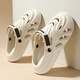 Katile crocodile hole shoes men summer sandals stymph beach shoes dual-purpose sandals men 1564 khaki 42-43