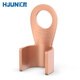 Huijun copper open nose copper nose copper terminal block copper wire lug copper connector national standard thickened terminal block OT-500A 10 pieces/pack
