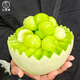 Dayu Jade Mushroom Melon Seeds White Skin Ice Cream Honey Sweet Muskmelon Seeds Super Sweet and Early Mature Jade Mushroom Melon Seeds 30 Tablets 3 Bags Highly Sweet