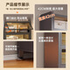 Xingzhiyun household storage cabinet multi-layer storage cabinet integrated wall-mounted steel sunproof and dustproof iron cabinet balcony sundry storage rack gray 4 layers long 90 wide 35 high 112 - translucent door