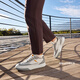 ECCO casual shoes 2025 summer new thick sole plate shoes soft sole simple contrasting color men's shoes Street sneakers 539804 White/Dove gray/Cement gray 53980452475 39