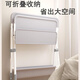 He Jiangong Japan export diaper table infant care table baby foldable multi-function baby changing newborn bathing press gray [Plus Comfortable Model] + storage rack + clothes drying rod Others