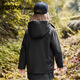 Snow Flying Children's Clothing Children's Boys and Girls Imprimer trois en un veste extérieure noire 160