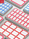 Étiquette auto-adhésive Étiquette Étiquette Autocollant Blue Boucle petite taille Xingli Papier auto-adhésif pas pièce manuscrite étiquette autocollant Nom 58 pièces [3,8 * 2,5 cm] 1392 Autocollants (201 modèles)