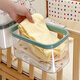 Bedside basket children's bedside storage bag baby fence diaper table storage box baby diapers diaper hanging bag green
