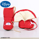 Disney Winter Soft Sohle verdickte Frauen 0-1 Jahre alte 3-6-9-12 Monate Jungen High-Top-Baumwollschuhe plus Samt warme Babyschuhe rote High-Top-Kuh-Kuh und Samt verdickte Rot 1 Paar Innere Länge 12,5 cm