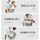 
Budou mother baby waist stool for summer breathable baby stool waist protection front hug style four-season strap baby holding artifact small ancient blue four-season storage model storage stool core