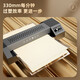 DELIGQ101金属照片塑封机3890办公过塑机压膜机商用冷裱A3A4相片 GQ101 /配100张6寸膜